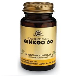 Solgar Ginkgo Biloba 60mg 60caps SOLGAR Καρδιά & Κυκλοφορικό