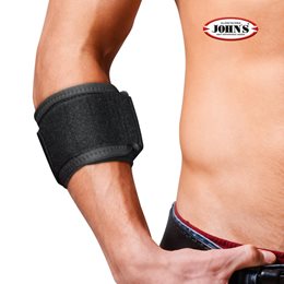 John's 120170  Επικονδυλίτιδας Neoprene , σε Μαύρο Χρώμα One Size 1 τμχ JOHNS Άνω Άκρα