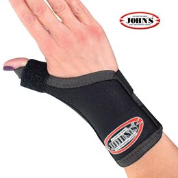  Johns 120105 Spika Αντίχειρα Neoprene σε Μαύρο Χρώμα Μέγεθος: Large 1 τμχ JOHNS Άνω Άκρα