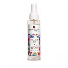 Messinian Spa Hair & Body Mist Πορτοκάλι, Ορχιδέα Βανίλιας & Μύρτιλο Eau Fraiche 100ml MESSINIAN SPA Body Mist