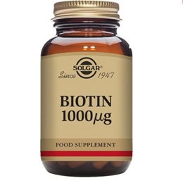 Solgar Biotin 1000mg, 50 Vegetable Caps SOLGAR Bιταμίνη Β