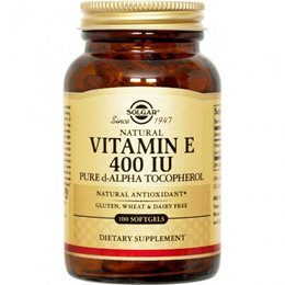 SOLGAR VITAMIN E 400IU SOFTGELS 50S SOLGAR Bιταμίνη E