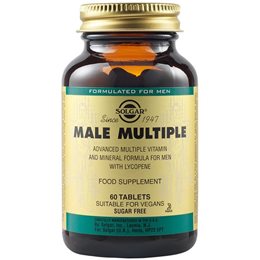 Solgar Male Multiple 60 ταμπλέτες SOLGAR Πολυβιταμίνες