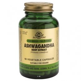 Solgar SFP Ashwagandha Root Extract 60 φυτικές κάψουλες SOLGAR Αποτοξίνωση
