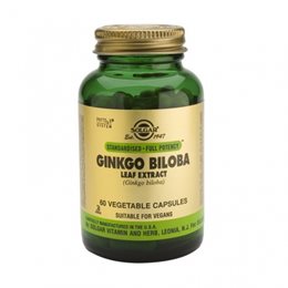 SOLGAR GINKGO BILOBA LEAF EXTRACT SFP 60CAPS SOLGAR Καρδιά & Κυκλοφορικό