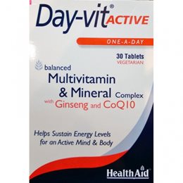 HEALTH AID ACTIVE PLUS CO-Q10-GINSENG 30CAPS HEALTH AID Ενέργεια Τόνωση
