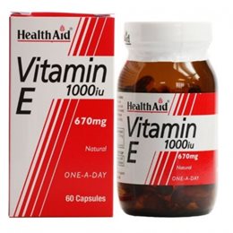 Health Aid Vitamin E 1000iu 30 κάψουλες HEALTH AID Bιταμίνη E