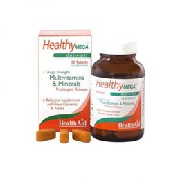 HEALTH AID MEGA MULTIVITAMINS & MINERALS 30TABS HEALTH AID Πολυβιταμίνες
