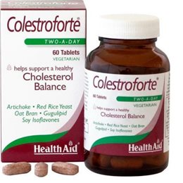 Health Aid Colestroforte, Συμπλήρωμα Διατροφής Για Χαμηλή Χοληστερίνη & Τριγλυκερίδια 60 Ταμπλέτες HEALTH AID Χοληστερίνη-Τριγλυκερίδια