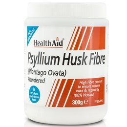 Health Aid Psyllium Husk Fibre Powder 300gr HEALTH AID Στομάχι-Έντερο