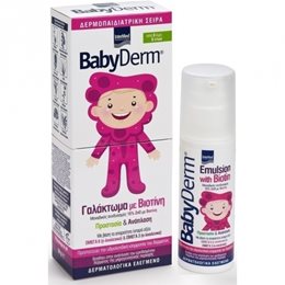 Intermed – Babyderm Emulsion με Ωμέγα 6 και Ωμέγα 3 με Βιοτίνη για Προστασία και Αναζωογόνηση 50g BABYDERM Αλλαγή Πάνας-Ερεθισμοί