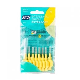 TePe Extra Soft Μεσοδόντια Βουρτσάκια 0.7mm σε χρώμα Κίτρινο 8τμχ TEPE Μεσοδόντια Βουρτσάκια