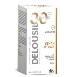 Delousil Silky Skin Mattyfying Face Sunscreen SPF30 50ml DELOUSIL Αντηλιακά Προσώπου