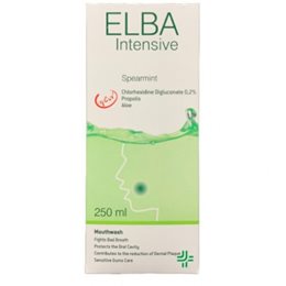 ELBA Intensive 0.20% Χλωρεξιδίνη 250ml ELBA Στοματικά Διαλύματα