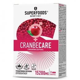Superfoods CranbeCare 30 κάψουλες SUPERFOODS Ουροποιητικό