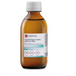 Chemco Υαλουρονικό Οξύ Διάλυμα 1% 250ml CHEMCO Χημικά- Πρώτες Υλες