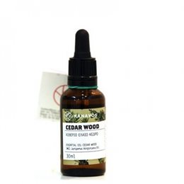 Kanavos Essential Oil Αιθέριο Έλαιο Cedarwood 30ml ΚΑΝΑΒΟΣ Αιθέρια Έλαια