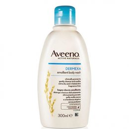 Aveeno Dermexa Daily Emollient Body Wash Ενυδατικό Υγρό Καθαρισμού Σώματος, 300ml AVEENO Αφρόλουτρα