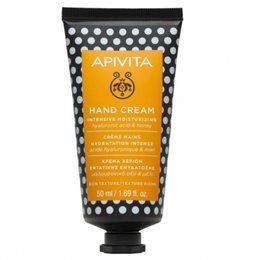 Apivita Hand Cream Intensive Moisturizing Hyaluronic Acid & Honey 50ml APIVITA Κρέμες Χεριών