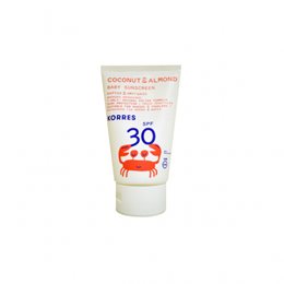 KORRES Coconut & Almond Baby Sunscreen SPF30 100ml KORRES Αντηλιακή  Προστασία