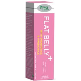 Power Health Power Health Flat Belly Stevia με Προβιοτικά & Πρεβιοτικά, 10 Δισκία POWER Δυσκοιλιότητα