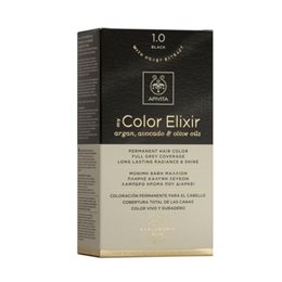 APIVITA My Color Elixir Μόνιμη Βαφή Μαλλιών Νο 1.0 Μαύρο APIVITA Βαφές Μαλλιών