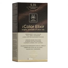 Apivita My Color Elixir 5.35 Καστανό Ανοιχτό Μελί Μαονί APIVITA Βαφές Μαλλιών