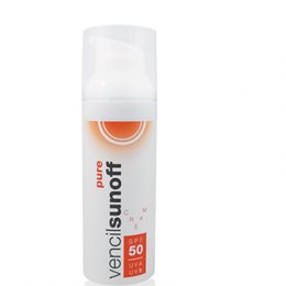 VENCIL Sunoff Pure Cream SPF50 Αντηλιακή Κρέμα 50ml VENCIL Αντηλιακά Προσώπου
