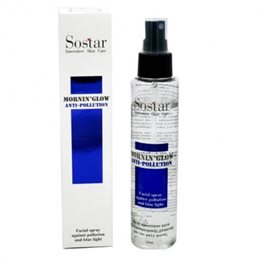 Sostar Spray Προσώπου Κατά Της Ατμοσφαιρικής Ρύπανσης Και Του Μπλε Φωτός Μπλε, 125ml SOSTAR Ενυδάτωση