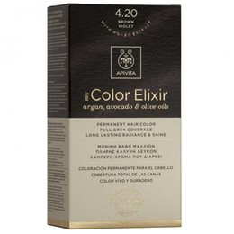 Apivita My Color Elixir 4.20 Καστανό Βιολετί APIVITA Βαφές Μαλλιών