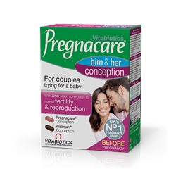 Vitabiotics Pregnacare His & Her Conception Dual Pack 2 x 30 ταμπλέτες VITABIOTICS Εγκυμοσύνη & Θηλασμός