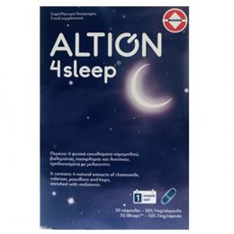 Altion 4Sleep 30 κάψουλες ALTION Ύπνος-Στρες & Ψυχολογία
