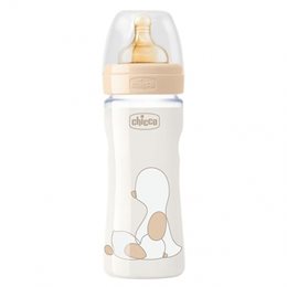 Chicco Original Touch Γυάλινο Unisex Μπιμπερό 0m+ 240ml(27720-30)  Μπιμπερό