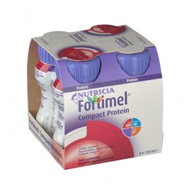 Nutricia Fortimel Compact Protein Δροσιστικά Κόκκινα Φρούτα 4 x 125 ml FORTIMEL Ειδική & Υγιεινή Διατροφή