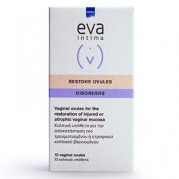Eva Intima Restore Επούλωση Του Κολπικού Βλεννογόνου 10 Κολπικά Υπόθετα EVA Κολπικές Αγωγές