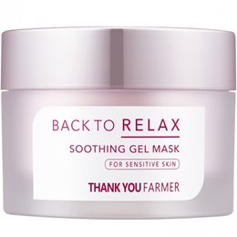 Thank You Farmer Back To Relax Soothing Gel Mask Ήπια Leave-on Mάσκα Προσώπου για Ενυδάτωση,100ml THANK YOU FARMER Μασκες