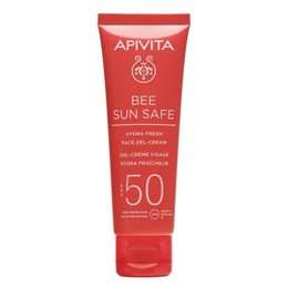 Apivita Bee Sun Safe Hydra Fresh Face SPF50 Ενυδατική Αντηλιακή Κρέμα Gel Προσώπου Ελαφριάς Υφής,50ml APIVITA Αντηλιακά Προσώπου