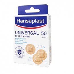 Hansaplast Universal Round Strips 50 Επιθέματα (46852) HANSAPLAST Αυτοκόλλητα Επιθέματα Μικροτραυμάτων