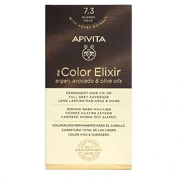 Apivita My Color Elixir 7.3 Ξανθό Χρυσό,125ml APIVITA Βαφές Μαλλιών