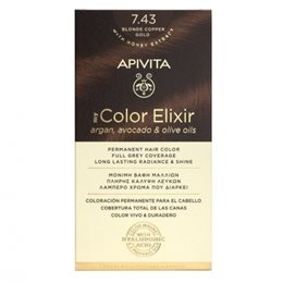 Apivita My Color Elixir 7.43 Ξανθό Χάλκινο Μελί 125ml APIVITA Βαφές Μαλλιών