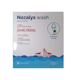 Epsilon Health Nozalys Wash Ρινικες Πλυσεις Φιάλη & 30 Φακελίσκοι NOZALYS Ρινική Αποσυμφόρηση 