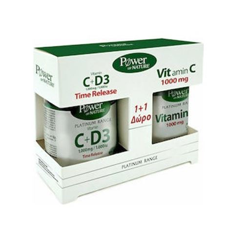 Power Health Classics Platinum Range Vit C 1000mg Plus D3 1000iu 30tabs & Vitamin C 1000mg 20tabs