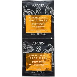 Apivita Express Beauty Μάσκα Προσώπου για Αποτοξίνωση με Κολοκύθα 2x8ml APIVITA Μασκες