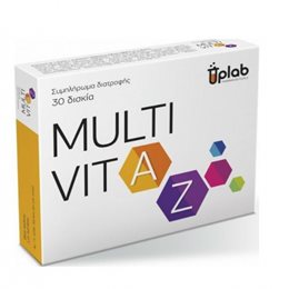 Uplab Pharmaceuticals Multivit A-Z 30 ταμπλέτες UPLAB Πολυβιταμίνες
