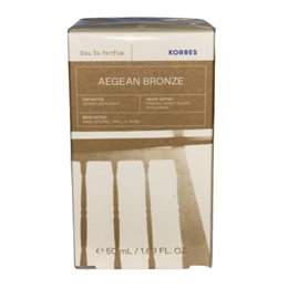 Korres Aegean Bronze Eau de Parfum Γυναικείο Άρωμα με Νότες από Φρέζια, Άμμο, Musk & Περγαμόντο 50ml KORRES Γυναικεία Αρώματα
