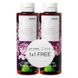 Korres Body Cleanser Πασχαλιά 1+1 Δώρο 2x250ml KORRES Αφρόλουτρα