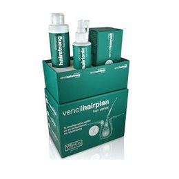 Vencil PROMO Hair Strong Shampoo 200ml - Lotion Hair Tonic 100ml - Hair Nail Caps 60 Κάψουλες 1+1 ΔΩΡΟ  Shampoo