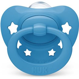 Nuk Signature Πιπίλα Σιλικόνης 18-36m Ροζ Καρδιές 1τμχ NUK Πιπίλες