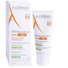 A-Derma Epitheliale A.H Ultra Spf 50+ Προστατευτική Επανορθωτική Κρέμα Κατά των Σημαδιών 100ml ADERMA Επανόρθωση / Σύσφιγξη