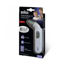 Braun IRT 3030 Ψηφιακό Θερμόμετρο Αυτιού με Υπέρυθρες Κατάλληλο για Μωρά  Θερμόμετρα
